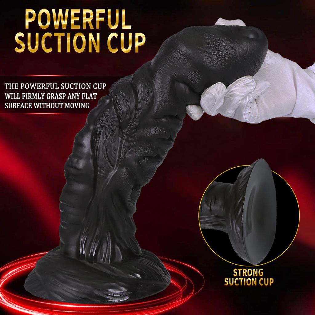 Egg Free Simulation Penis Oversized Male And Female Masturbation Manual Alien Shaped Dildo  Adult Sex Toy