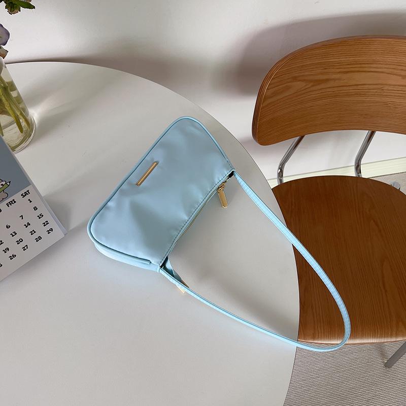 Summer Bags Underarm Bags for Women New Texture Niche Design Shoulder Bag Lightweight Nylon Cloth Bag