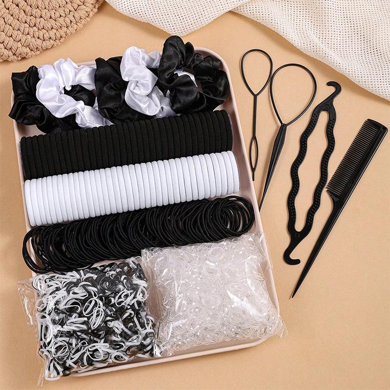 

Набор аксессуаров для волос из 1109 предметов с резинками для волос, расческами и инструментами для укладки 1109 pcs set