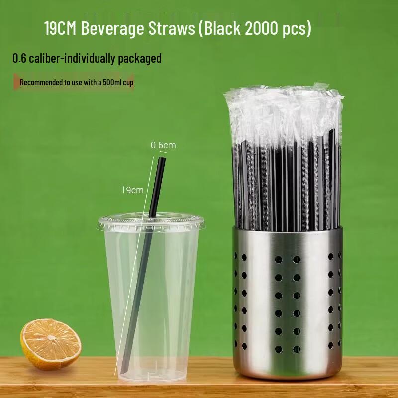 Individually Wrapped Bubble Tea Straws