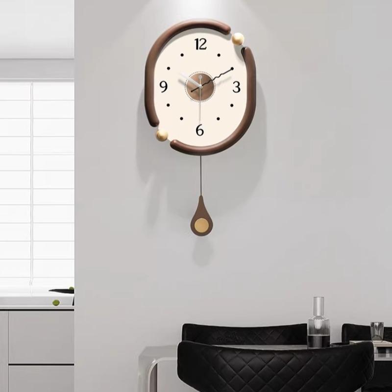 Modern Wall Clock Minimalist Creative Living Room Clock Bedroom Decoration Silent Wall Watch Entrance Decoration Ornaments