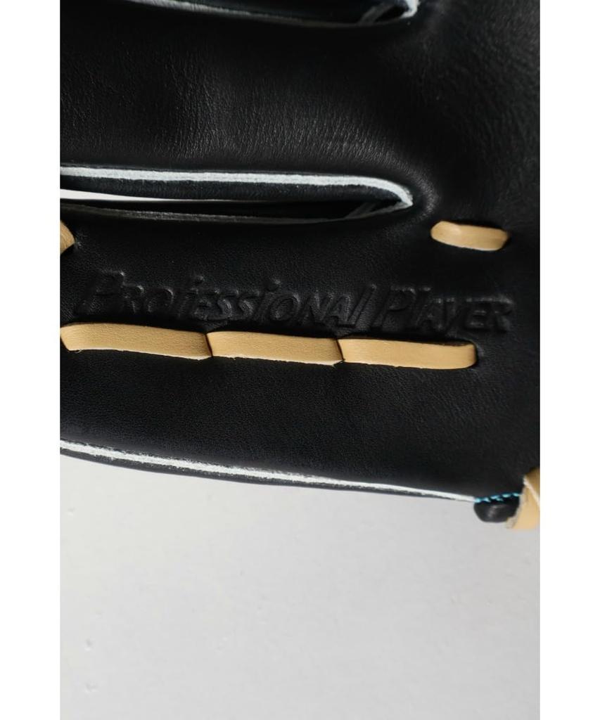 ZETT Youth Softball Glove Zero One Stage B BJGB71530F (Glove) Pitcher/Infielder, Black/Pastel (1932), Size L,