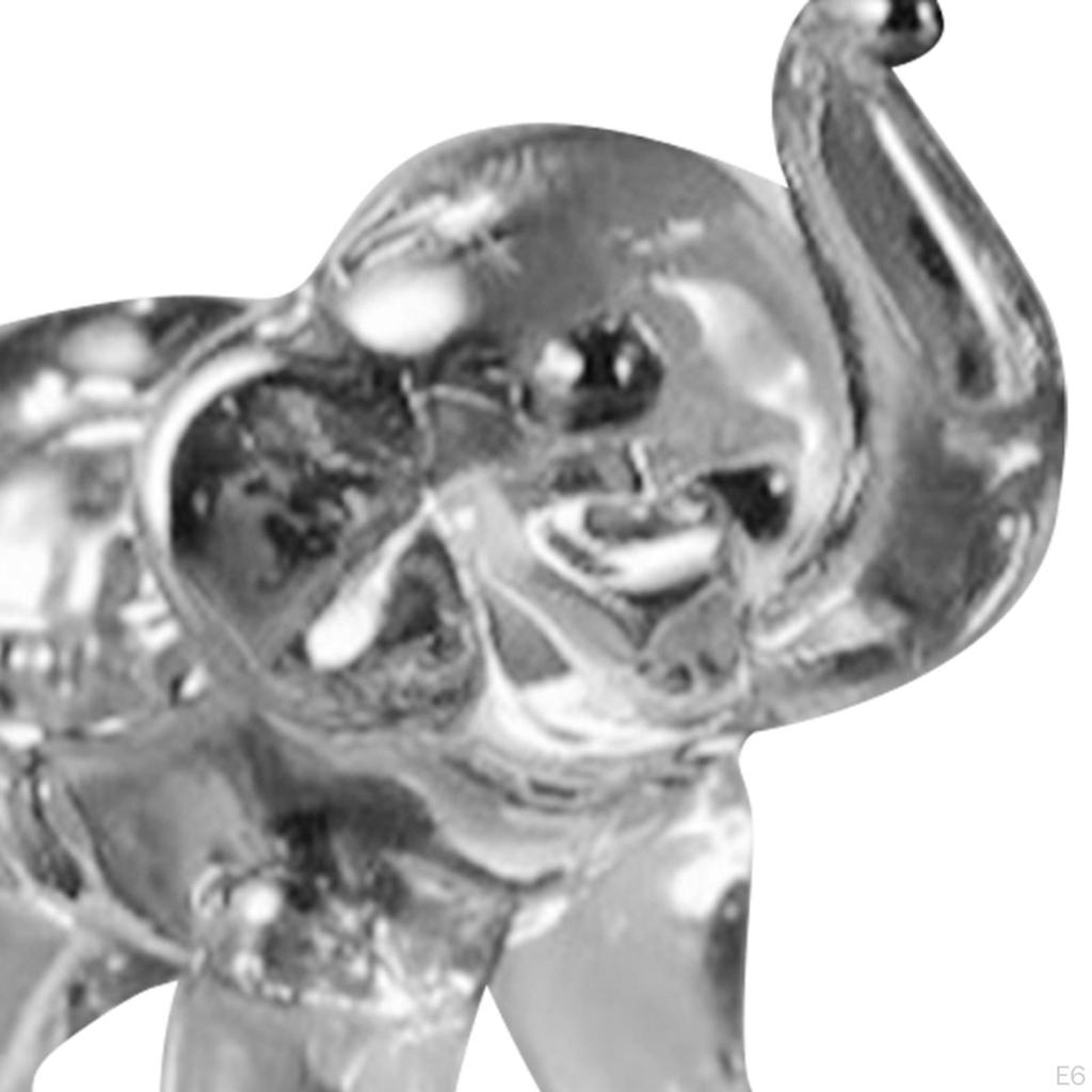 Elephant Figurine Animal Sculpture Family Friends Gift Table Centerpoece for Bookshelf