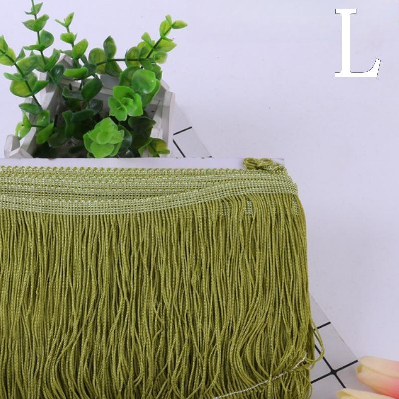 New 10 Yards 15cm Long Tassel Fringe Lace Trim Ribbon Tassels For Curtains Dresses Fringes Sewing Trimmings Accessories Crafts
