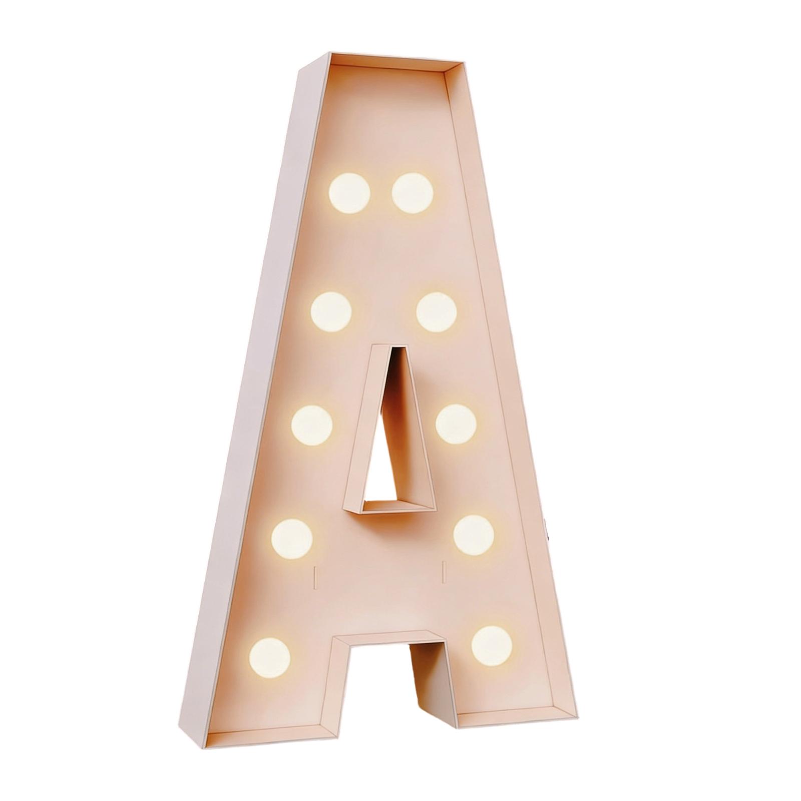 

3D LED Light Up Letters Birthday Party Decorations Set Glowing Alphabet Sign for Event Celebration Indoor Outdoor Use One Size
