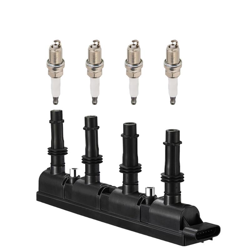 A16P-For Chevy Cruze Turbo 2011-2015 Buick Encore, Opel Car Engine Parts UF-669 Ignition Coil Pack And 1675 Spark Plugs Fit