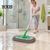 Washable Floor Cleaning Pads Microfiber Chenille Mop Pad, Reusable Replacement Cover, Elastic Head Covers Design Mopping Pad for Wet And Dry Dust Hair