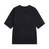 Li Ning Badfive Letter Round Neck Breathable Versatile Loose Short Sleeve T-Shirt Men Tops Black AAFV005-1