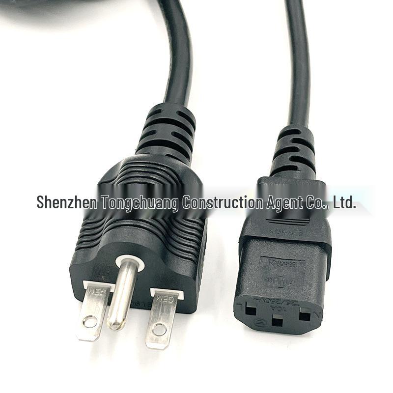 NEMA5-20 L5-15P zu C19 20A Amerikanisches 3-Pin Stromkabel mit horizontalem Lochanschluss