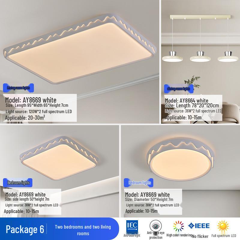 2025 Modern Minimalist Ceiling Light - Cream Style Living Room Main Light