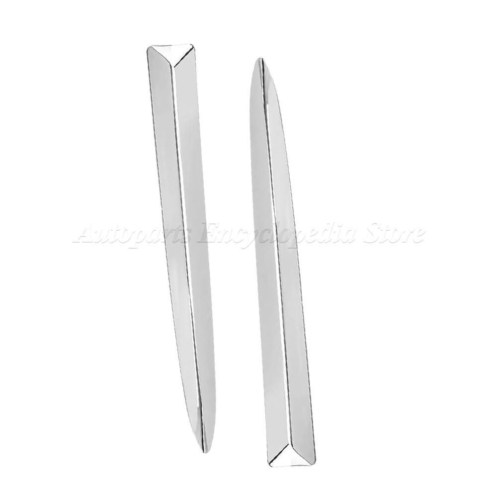 735455042 For FIAT 500 2008‑2015 Car Front Bumper Upper Molding Chrome Carbon Trim 735455041 Front Bumper Upper Grill Trim