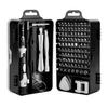 Ensemble d'outils matériels, jeu de tournevis combinés, 115-en-1 pour le démontage et la maintenance d'horloges, d'ordinateurs et de téléphones portables