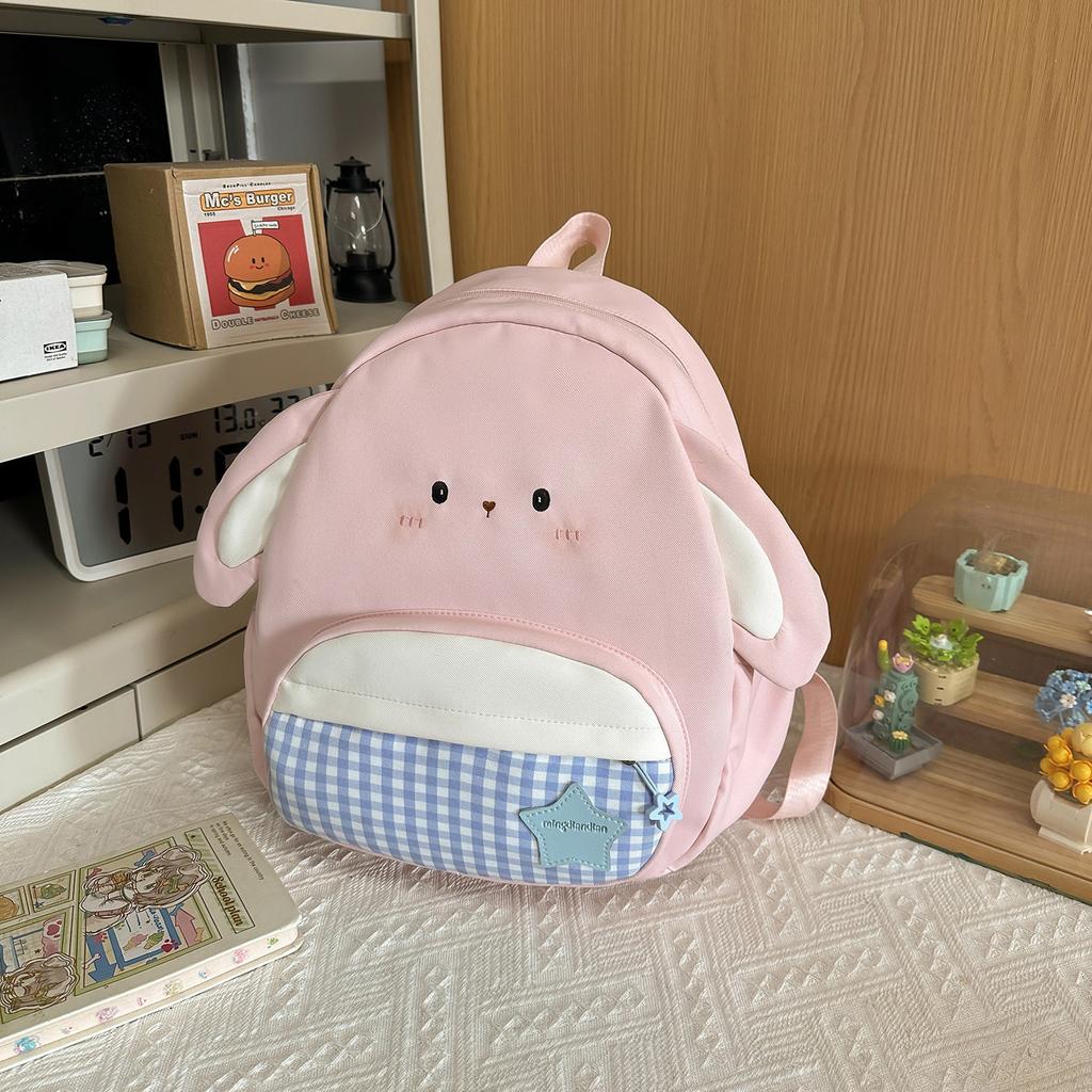Schoolbag High Value Cartoon Backpack Girls Japanese ins Style Cute Rabbit Student Small Backpack Versatile Campus School Bag