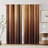2pcs   Curtains&Drapes Abstract woodblock printing Versatile 100% Polyester (without rod) Holiday for Living Room   Bedroom