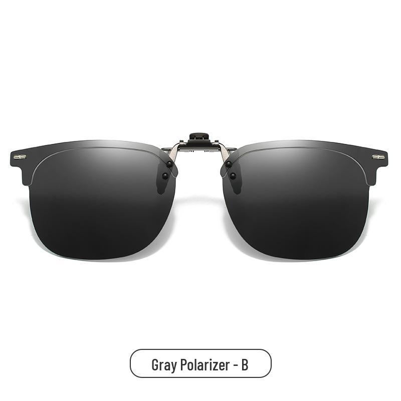 Polarized Clip-On Sunglasses 2025: New Style for Women & Men, Day/Night Use with Night Vision Lenses