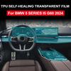 Car Interior Center Console Clear Protective TPU Film for BMW 5 Series I5 G60 2024 Pre-cut Anti Scratch PPF Cover Accessories