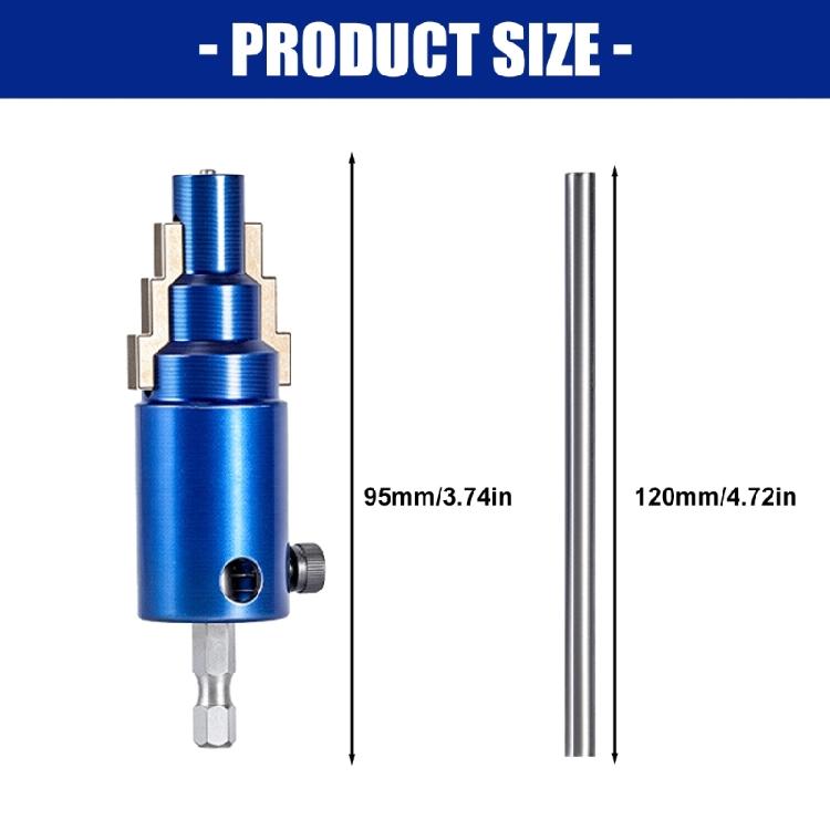 Profession Rusted Bolt Extractor Kit 95mm Portable Size Standard Hexagonal Handle For 1/2" 3/4" 1" Threads Power Drills