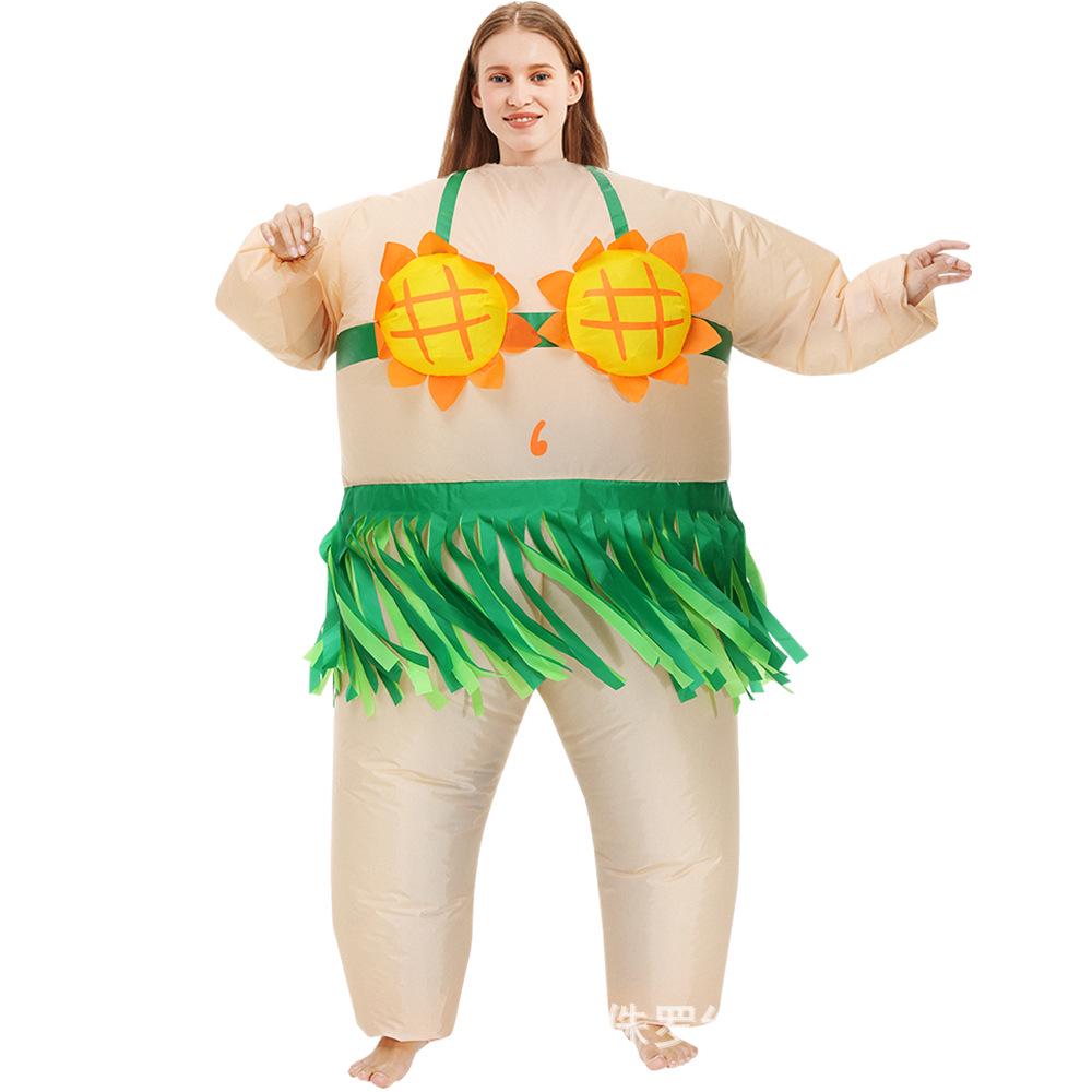 Inflatable Animal Cosplay Costume: Rabbit, Cow, Frog, Clown