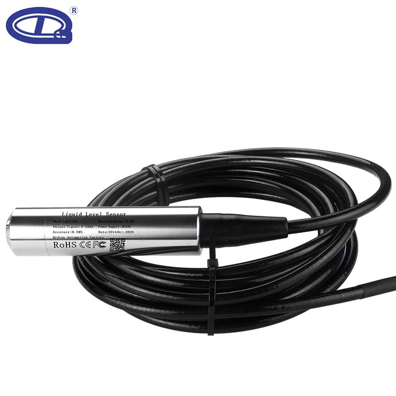 Submersible 0-10V 4-20mA Output Hydrostatic Level Sensor Transmitter DC12-36V Water Tank Liquids Transducer Meter
