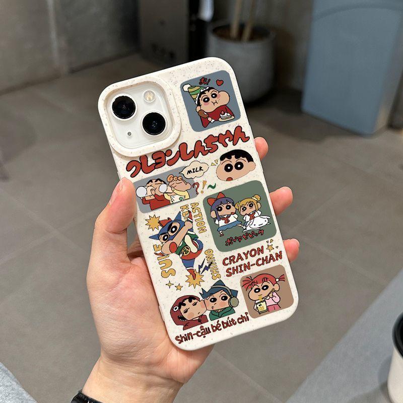 

Мягкий чехол Shin-chan Graffiti для iPhone 13 Pro Max/14/11/12 13