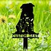 Personalized Iron Cat Garden Marker, Custom Metal Lawn Ornament, Pet Tribute Yard Decor, Sturdy Outdoor Planter Decoration for Ages 14+