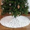 Snowflake Christmas Tree Skirt Decoration Christmas Decoration New Year Party Supplies Christmas Atmosphere Decoration