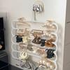 Organizador de 5 capas para guardar garras de pelo, gran capacidad, soporte para diadema engrosado, colgador de horquillas para colgar en la pared, espacio para mujeres