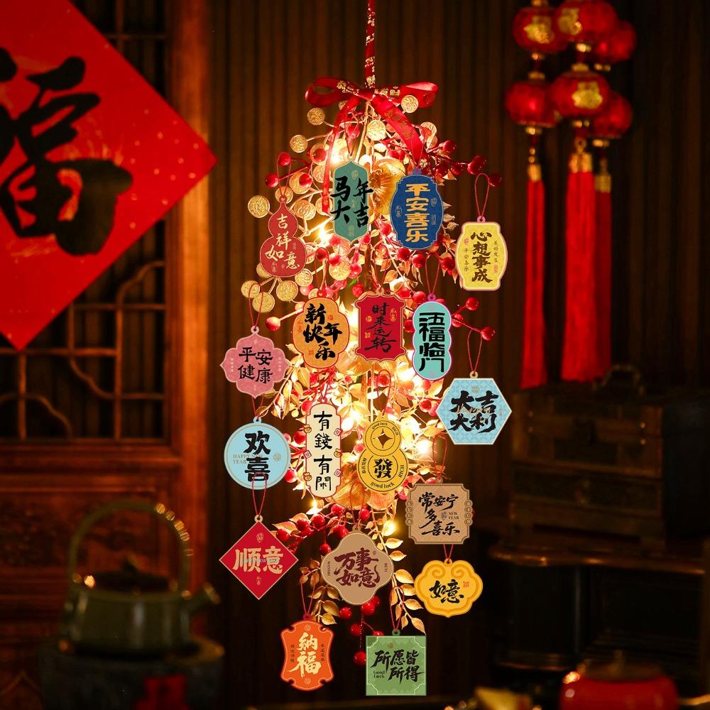 Chinese Style Fortune Character Pendant Spring Festival Decoration New Year Celebration