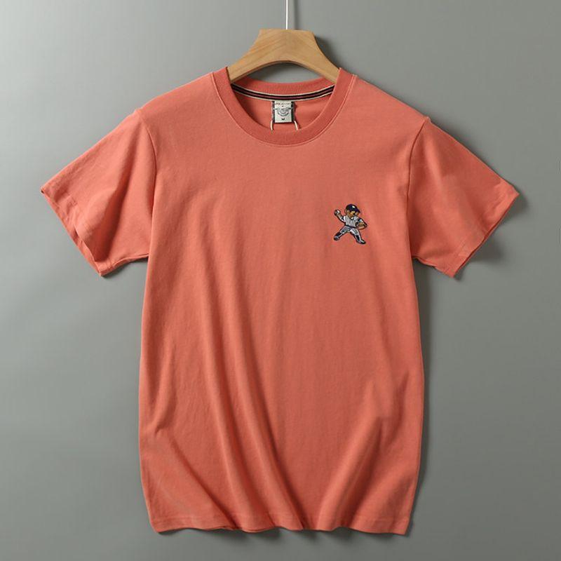 HK Ten Thousand Needle Bear Comfortable All-Match Casual Half Sleeve Embroidery