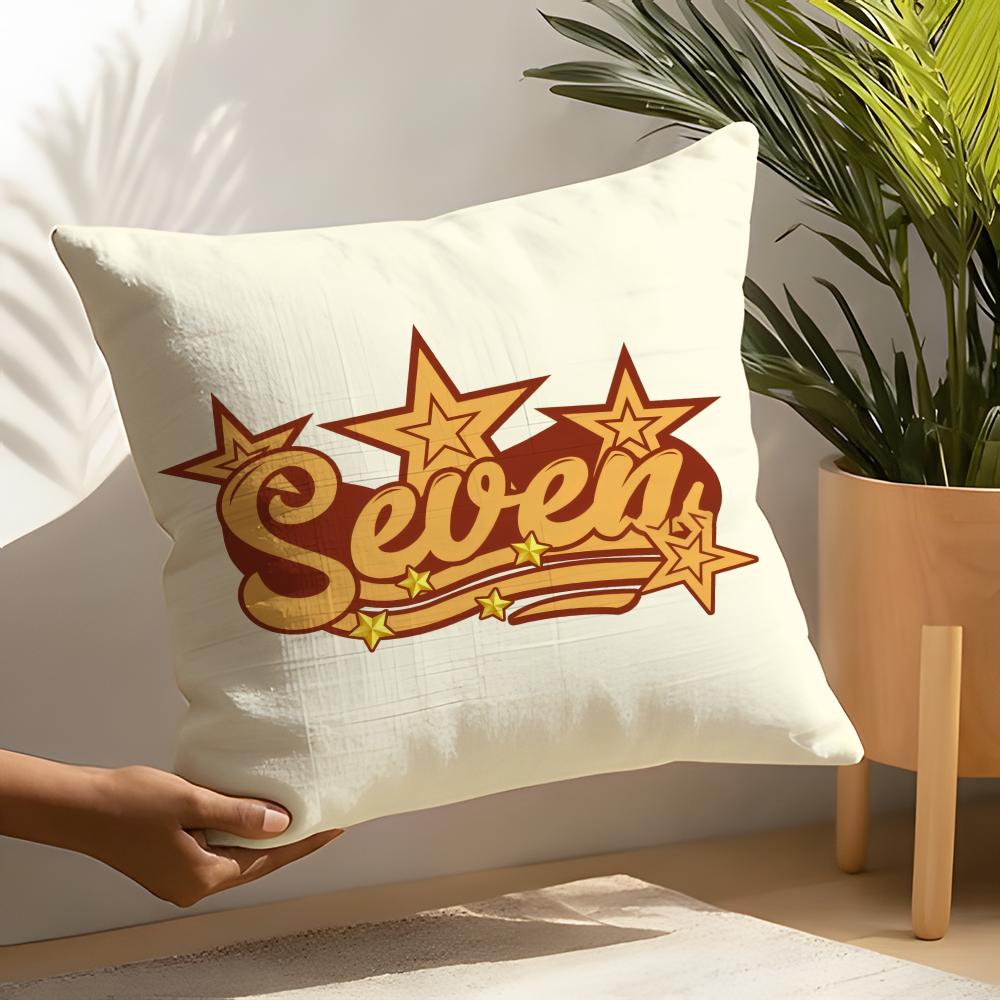 

Classic star print Pillow Case Home Living Room Decoration Linen Pillow Cases Cushion Cover 30X30cm