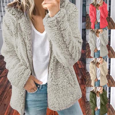 Women Winter Long Sleeve Hoodies Cardigan Sweater Casual  Jacket  Coat