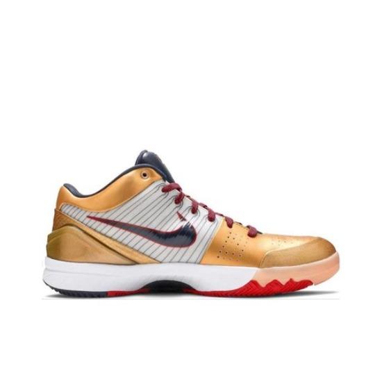 Nike Zoom Kobe 4 Protro Gold Medal Low Top Basketball Shoes Men'S FQ3544-100