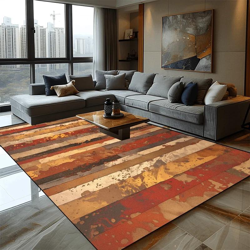 Abstract Art Elastic Carpets for Living Room Sofas Decoration Bedroom Carpet Non Slip Floor Mat Splashing Ink Large Area Rugs