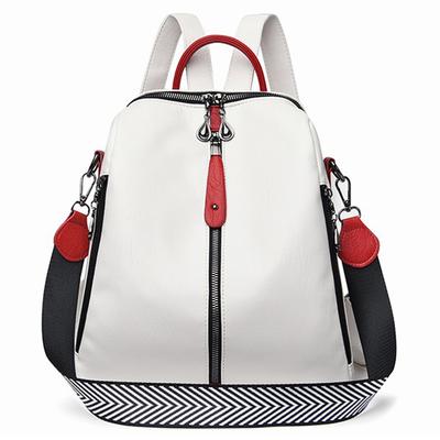 Backpack for Women New Style Korean Style Fashionable and Versatile Soft Leather Women's Backpack Large Capacity Women's Travel Bag
