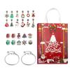 Calendário de Contagem Regressiva Com Pulseira Brinquedo Ornamento Decoração Berloque Contagem Regressiva Para o Natal Calendário Para Crianças Bebê Adolescente Adulto Menino Menina