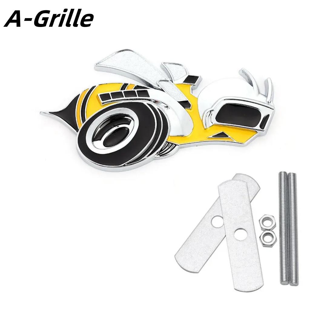 

НОВЫЙ значок Super Bee, эмблема на задний багажник, наклейка на переднюю решетку крыла автомобиля для аксессуаров Challenger RAM A-Grille