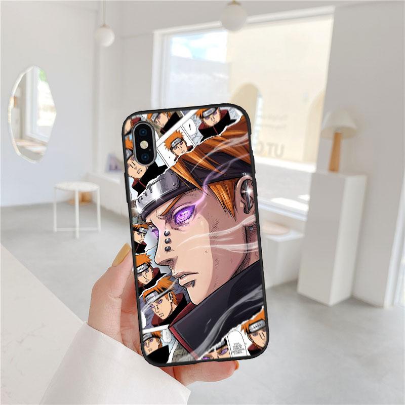 PP46 Naruto Akatsuki Soft Shell Phone Case for Samsung Galaxy S20 S21 S22 Ultra FE + Plus A21S A22 A24 A25 A26 A30 A30S A31