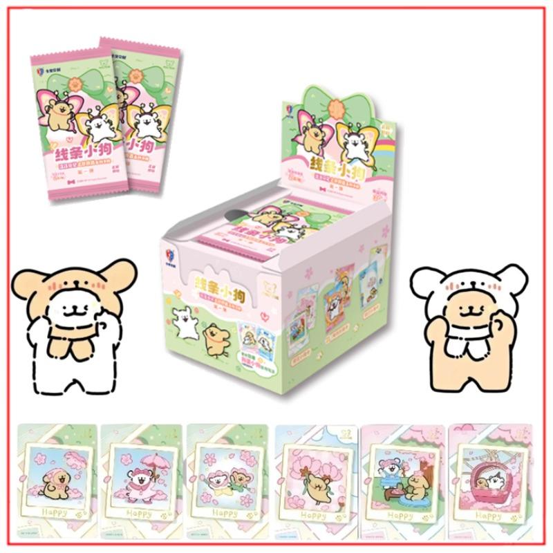 Official Genuine Dog Outing Diary Series Cute Anime Cards Maltese Periphery Collection Toy Cards Holiday Gift Box
