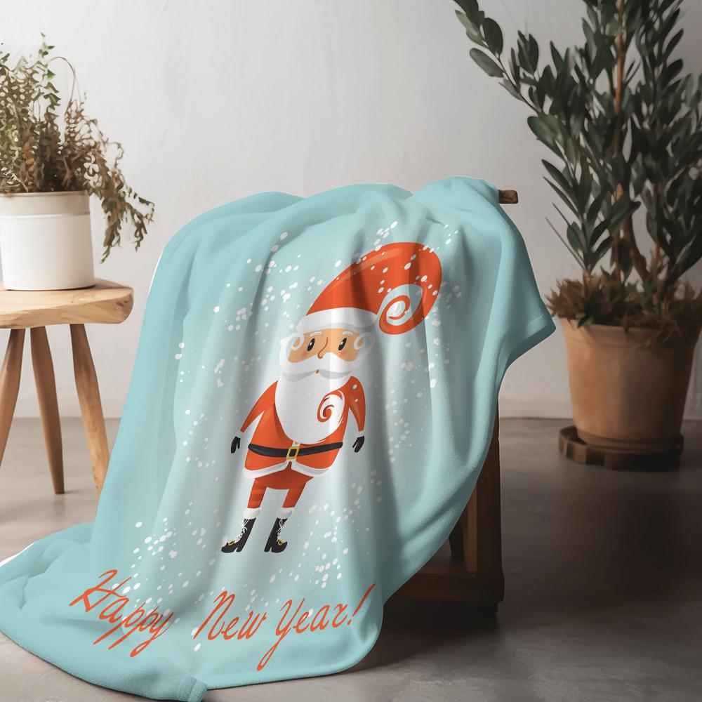 Soft Plush Throw Blanket Cozy Warm Flannel Fleece Blanket Decorative Couch Bedspread Home Decor Gift Idea 75x90cm