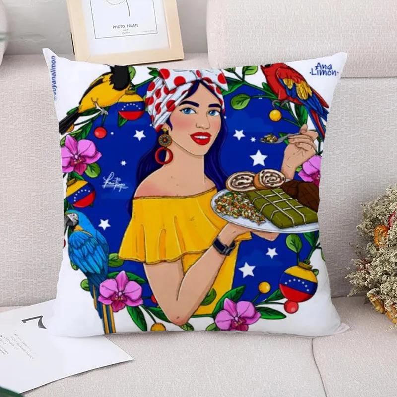Decorative Pillowcases Venezuela Cushion Cover  Pillowcase Pillow Cases  Cushions Covers for Bed Pillows