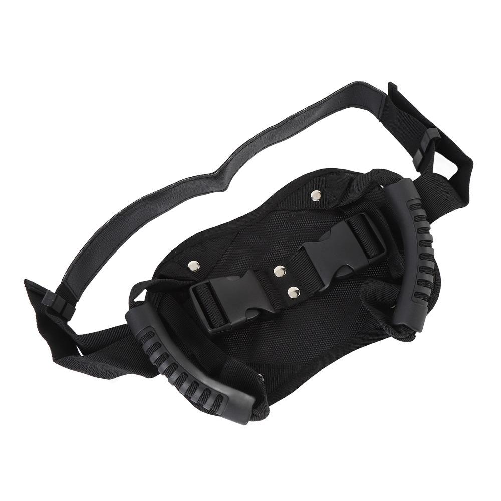 Reinforced Grab Handle Strap Adjustable Waist Support Belt Stable Passenger Safety Belt  ATV