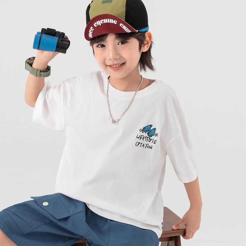 Boys' Outdoor Camping Style Cool Short Sleeve T-shirt