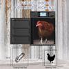 Automatic Chicken Coop Door Solar Powered, Pivot Chicken Door with Timer & Light Sensor, Anti-Pinch Automatic Chicken Door