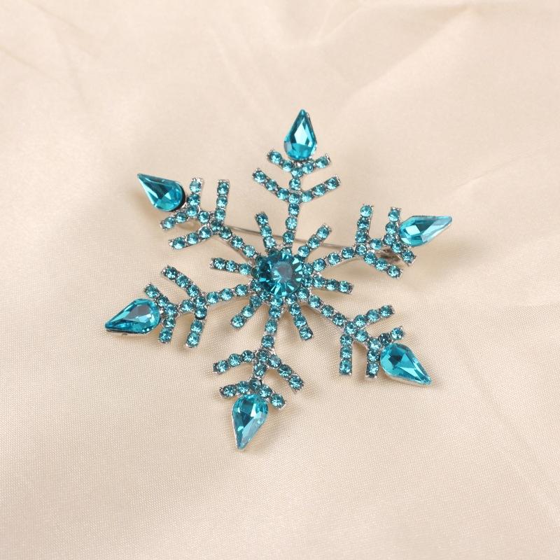 

Украшения из сплава, стразы, рождественские броши-снежинки, рождественские подарки