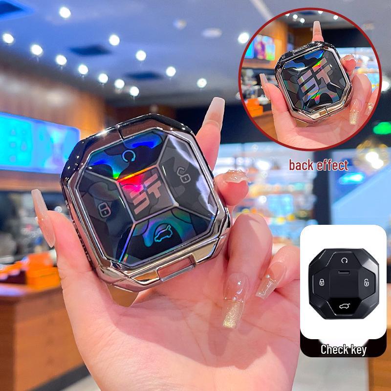 Jetour Traveller T1/T2 Key Case: Robust Shell Protection with Metal Buckle