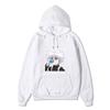 Hunter X Hunter Killua Anime Hoodie Vertical Japanese Letter Print Casual Long Sleeve Pullover Sweatshirt