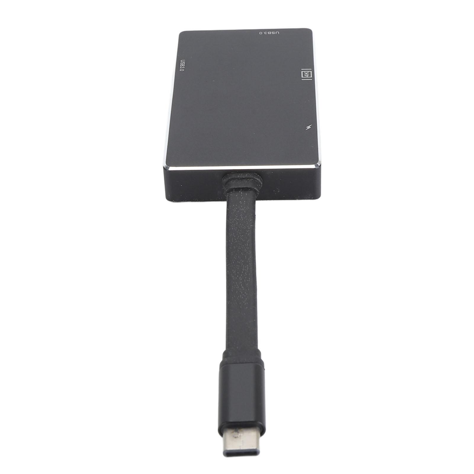 

6 в 1 USB C HUB многопортовый адаптер с USB3.0 PD быстрой зарядкой слот для SD-карты Type C до 4K HD