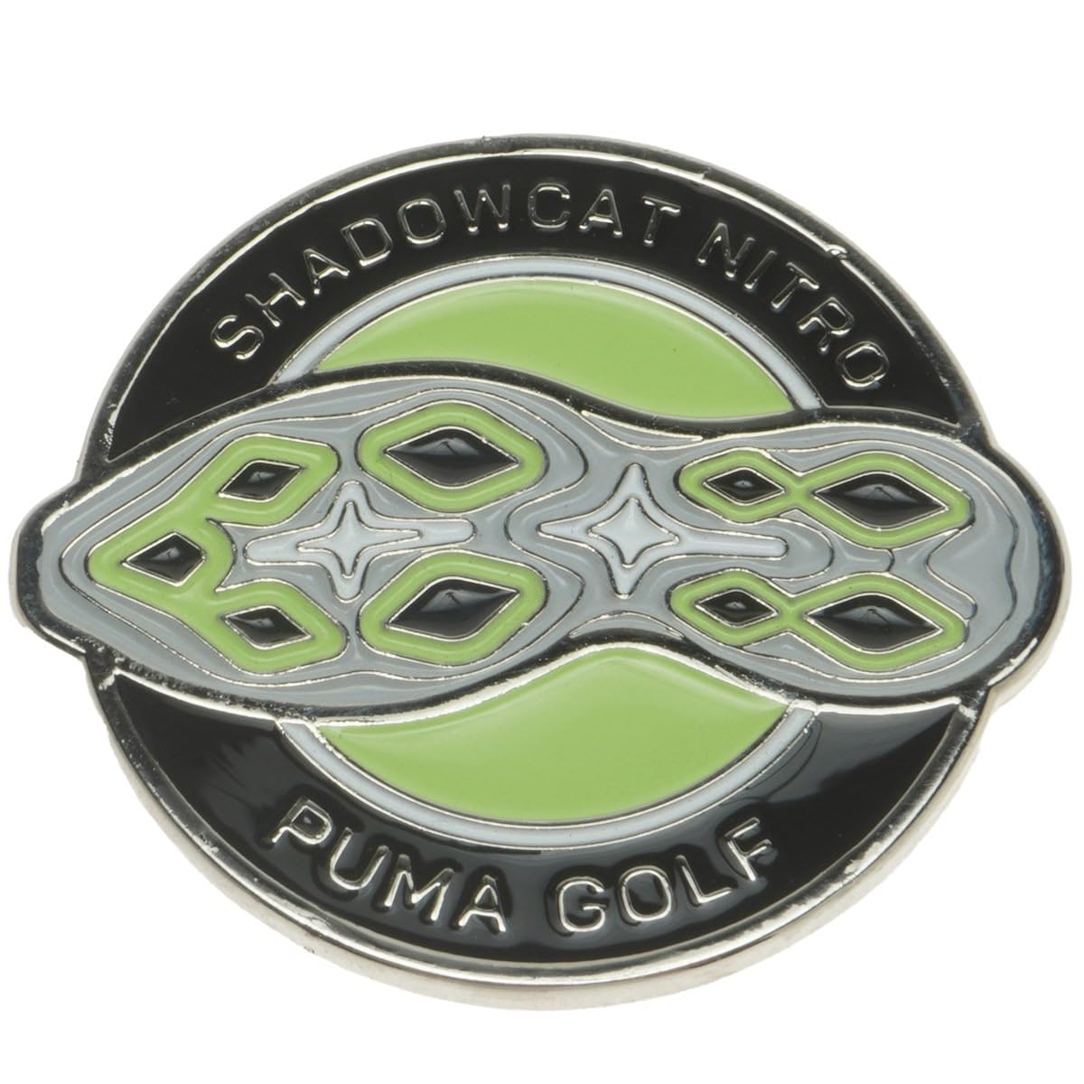 Puma Shadow Cat Golf Big Puma One Size Marker, Marker, White/Fiji Apple,