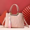 Stylish Pu Tote Bag For Women With Large Capacity And Trendy Fringe Design In Beige Pink Green And Black