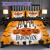 1PC Halloween theme pattern Bedding Quilt Set Quilt Cover Pillowcase Home Decoration Birthday Gift (1 * duvet cover + 2 * pillowcase, without core)